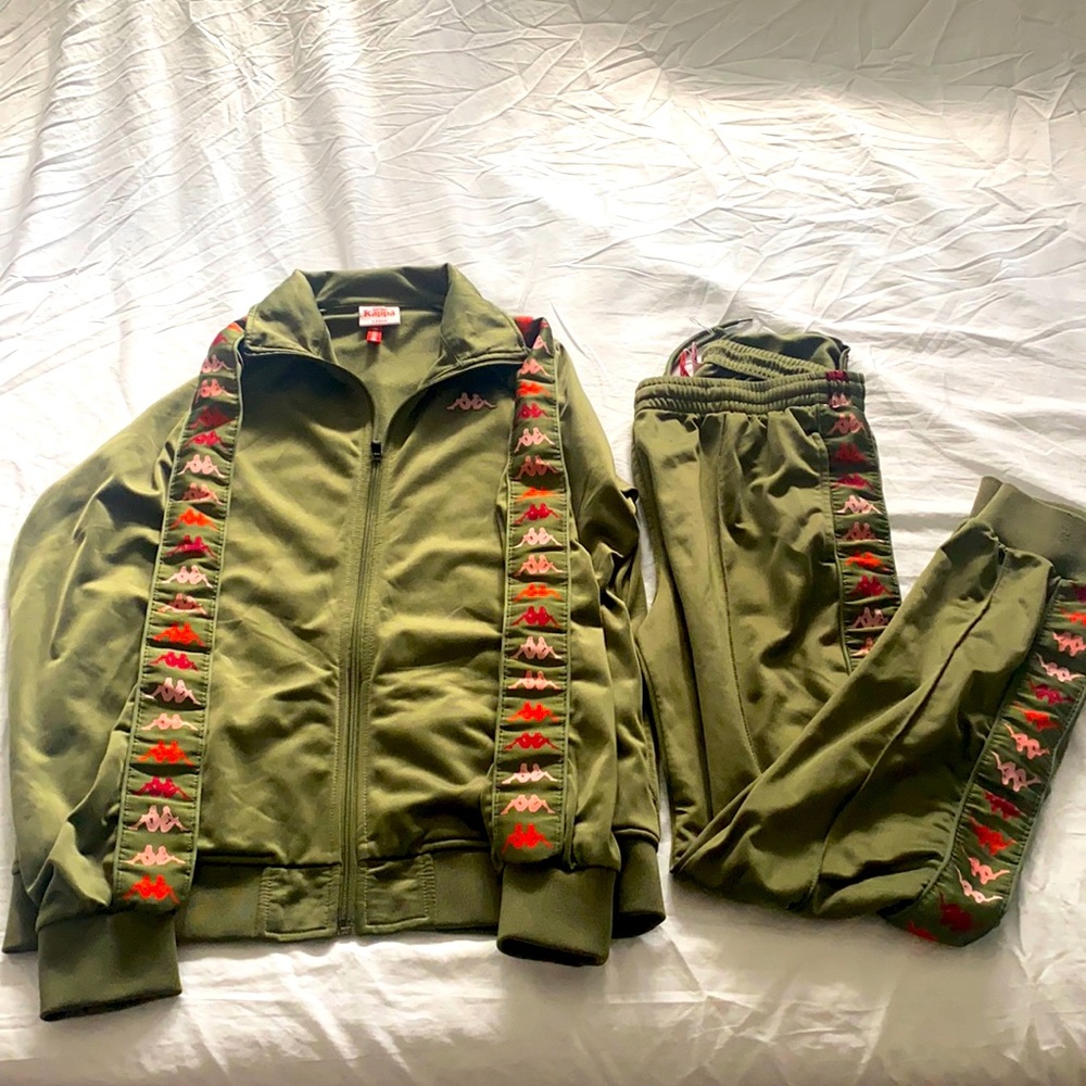 OLIVE KAPPA TRACK SUIT